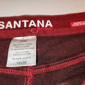 Red Santana jeans